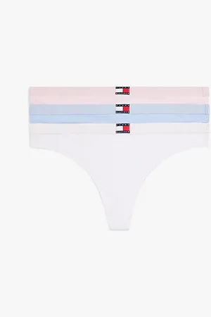 Tommy Hilfiger Lot de 3 strings Heritage à logo drapeau