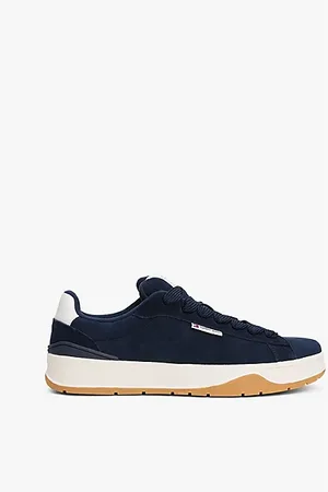Tommy Hilfiger Baskets en daim à logo
