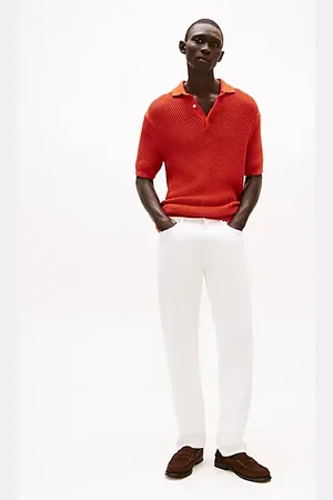 Tommy Hilfiger Jean droit Mercer blanc