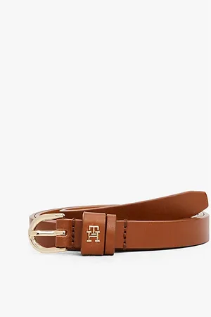 Tommy Hilfiger Ceinture Essential en cuir à monogramme TH