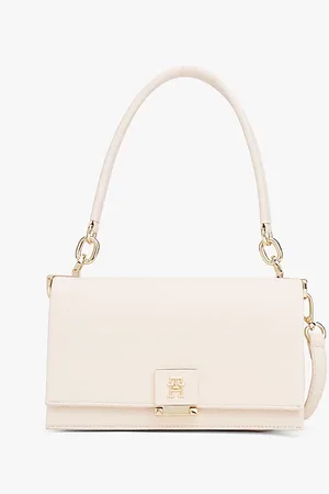 Tommy Hilfiger Sac bandoulière à rabat et monogramme TH