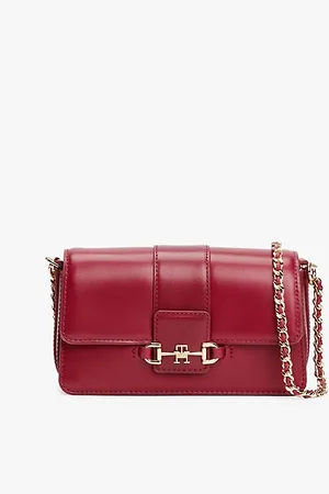 Tommy Hilfiger Sac bandoulière Heritage en cuir à mors