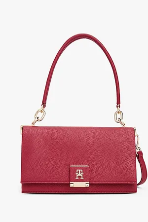 Tommy Hilfiger Sac bandoulière à rabat et monogramme TH