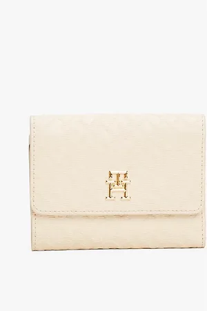 Tommy Hilfiger Portefeuille à trois volets et monogramme TH