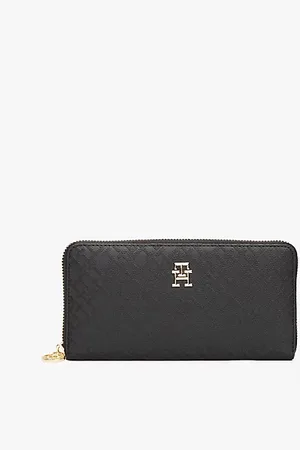 Tommy Hilfiger Portefeuille zippé à monogramme TH