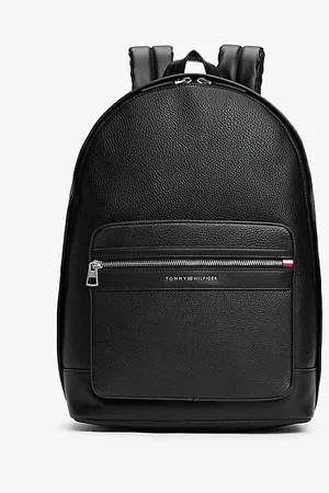 Tommy Hilfiger Sac à dos à effet grain fin et logo en métal