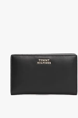 Tommy Hilfiger Portefeuille en cuir à logo en métal
