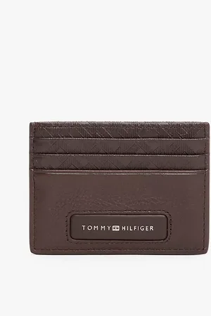 Tommy Hilfiger Porte-cartes TH Monogram en cuir