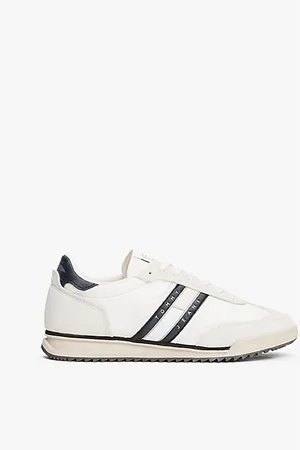 Tommy Hilfiger Baskets crantées rétro en cuir multitextures