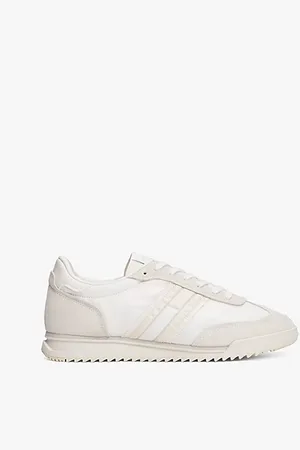 Tommy Hilfiger Baskets crantées rétro en cuir multitextures