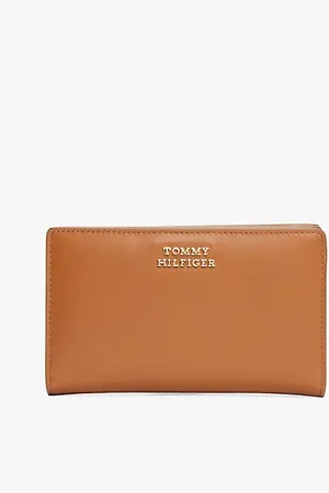Tommy Hilfiger Portefeuille en cuir à logo en métal