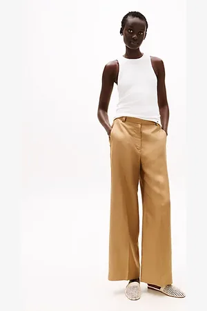 Tommy Hilfiger Pantalon jambe ample avec lin