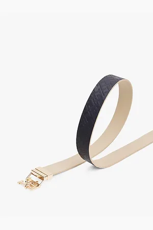Tommy Hilfiger Ceinture réversible en cuir à monogramme TH