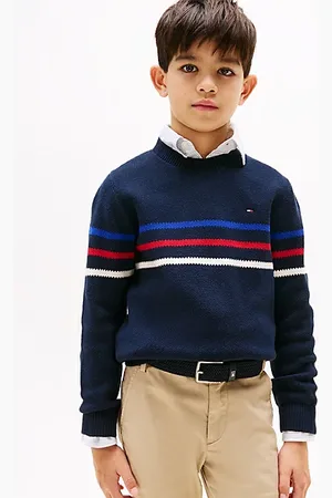 Tommy Hilfiger Pull texturé à rayures
