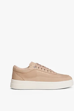 Tommy Hilfiger Baskets en cuir à logo métallisé
