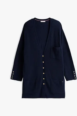 Tommy Hilfiger Cardigan Curve en laine majoritaire
