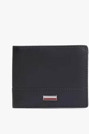 Tommy Hilfiger Portefeuille à deux volets Corporate en cuir