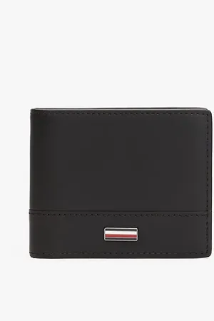 Tommy Hilfiger Portefeuille à deux volets Corporate en cuir