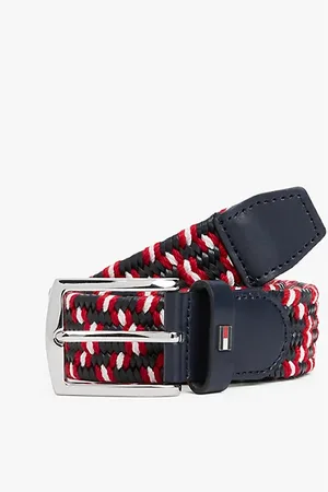 Tommy Hilfiger Ceinture tressée à boucle rectangulaire