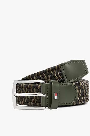Tommy Hilfiger Ceinture tressée à boucle rectangulaire