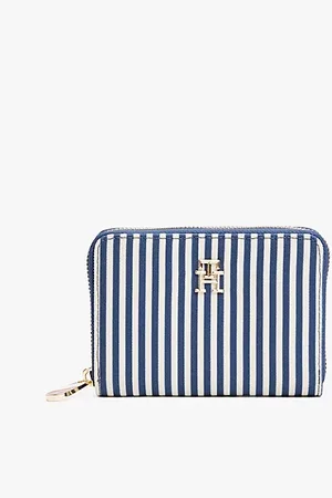 Tommy Hilfiger Portefeuille zippé à rayures