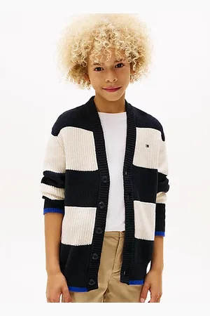 Tommy Hilfiger Cardigan décontracté côtelé à rayures