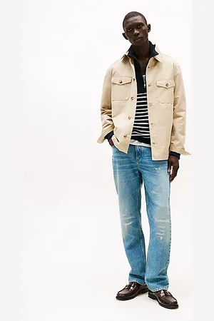 Tommy Hilfiger Jean droit coupe standard Mercer effet usé