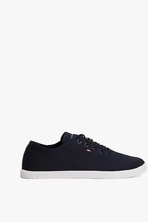 Tommy Hilfiger Baskets en toile à drapeau brodé