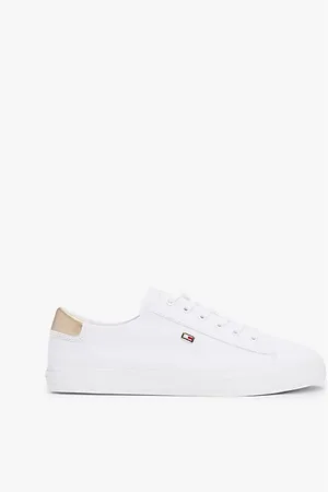 Tommy Hilfiger Baskets en toile à quartier métallisé