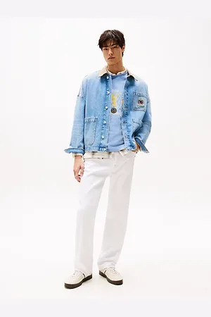 Tommy Hilfiger Jean droit Otis blanc