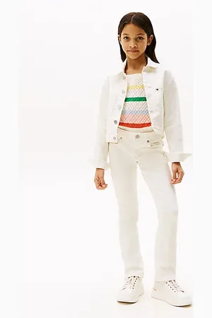 Tommy Hilfiger Jean évasé blanc