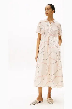 Tommy Hilfiger Robe chemise longue à motif