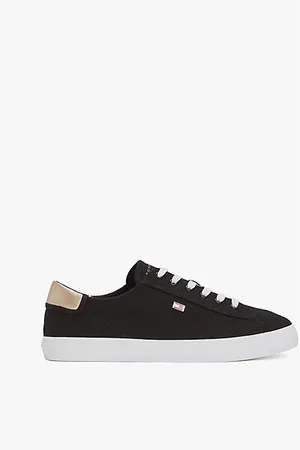 Tommy Hilfiger Baskets en toile à quartier métallisé