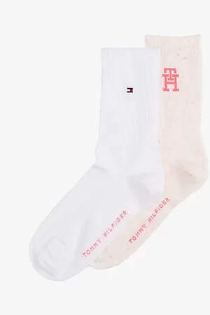 Tommy Hilfiger Lot de 2 paires de chaussettes à monogramme