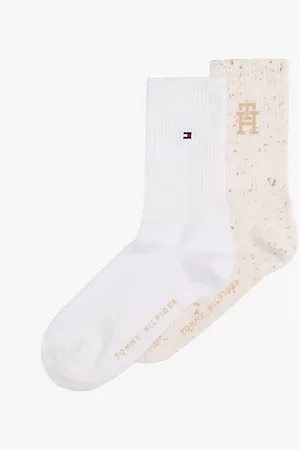 Tommy Hilfiger Lot de 2 paires de chaussettes à monogramme