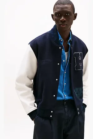 Tommy Hilfiger Veste universitaire décontractée en laine
