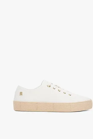 Tommy Hilfiger Baskets en toile à détail corde et monogramme