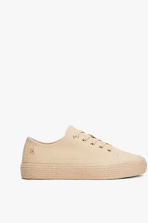 Tommy Hilfiger Baskets en toile à détail corde et monogramme