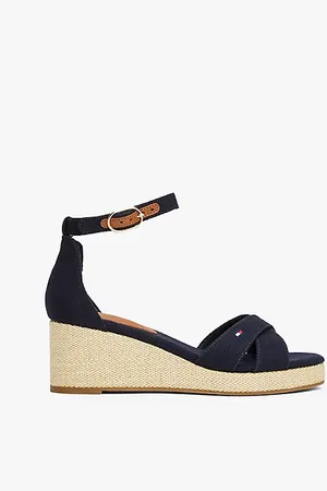 Tommy Hilfiger Espadrilles compensées à brides croisées