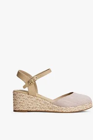 Tommy Hilfiger Espadrilles compensées en chambray