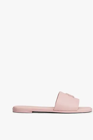 Tommy Hilfiger Mules en cuir à monogramme TH