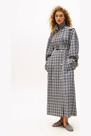 Tommy Hilfiger Trench-coat oversize en soie The Runway Collection