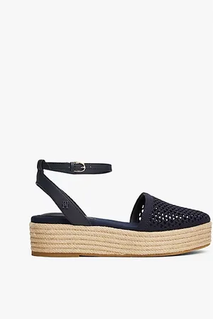 Tommy Hilfiger Espadrilles compensées en maille tricotée