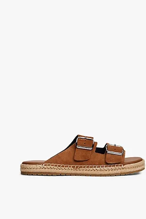 Tommy Hilfiger Sandales en daim à semelle souple et boucles