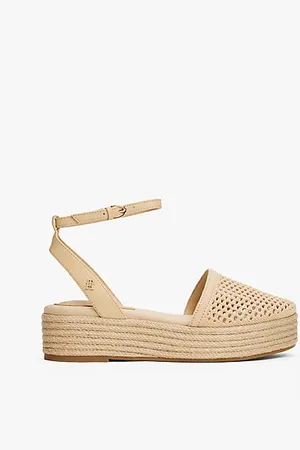 Tommy Hilfiger Espadrilles compensées en maille tricotée