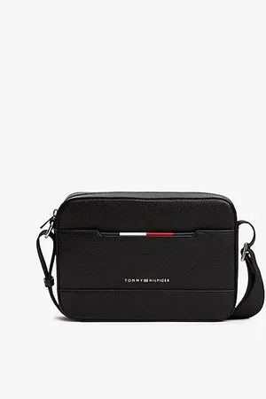 Tommy Hilfiger Sac reporter à bandoulière et logo en métal