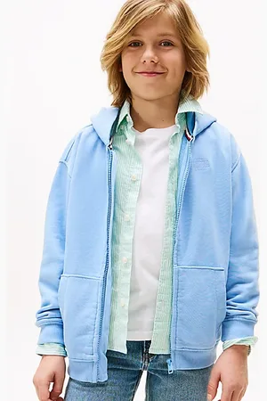 Tommy Hilfiger Sweat à capuche zippé à drapeau brodé