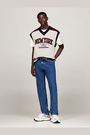 Tommy Hilfiger Pull sans manches style cricket mixte