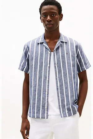 Tommy Hilfiger Chemise à rayures et manches courtes