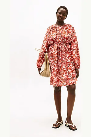 Tommy Hilfiger Robe longueur midi Curve en voile avec soie